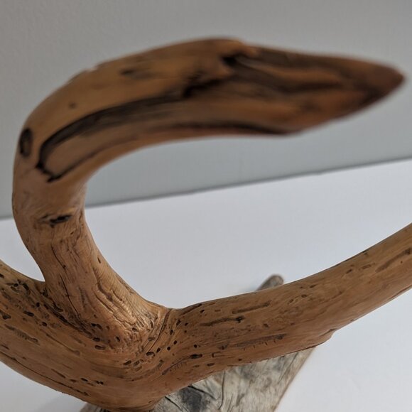 Driftwood Sculpture Real Wood Duck Finished By Noble A Needham 1989 Hand carved - Picture 5 of 11